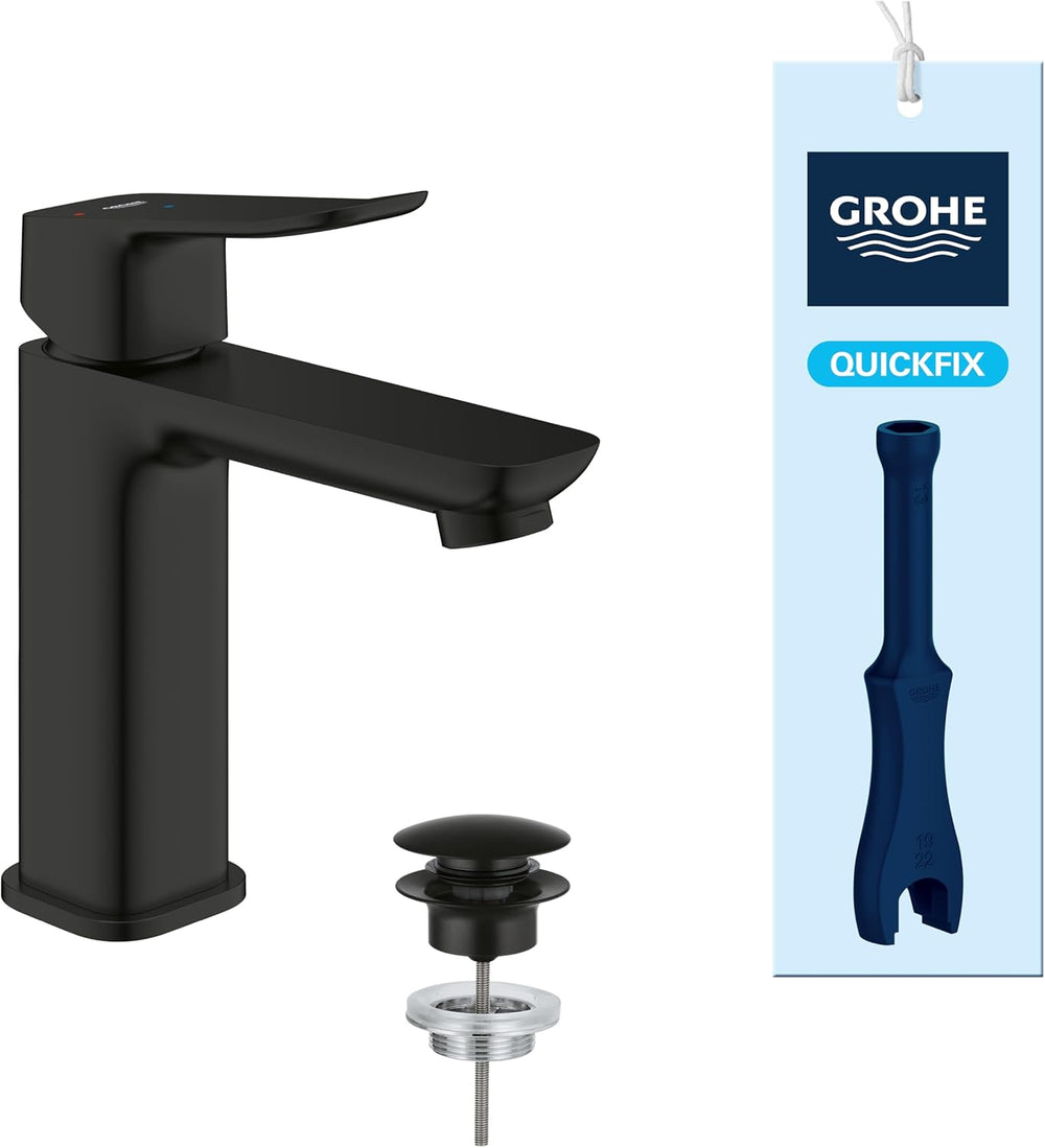 Dice Lever Basin Mixer with Push-Open Waste Set