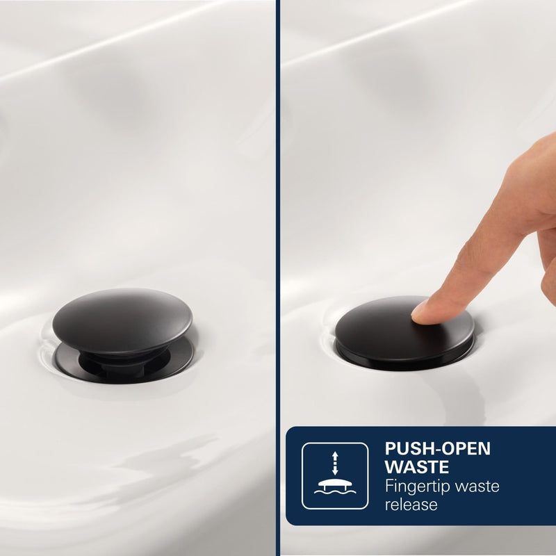 Dice Lever Basin Mixer with Push-Open Waste Set