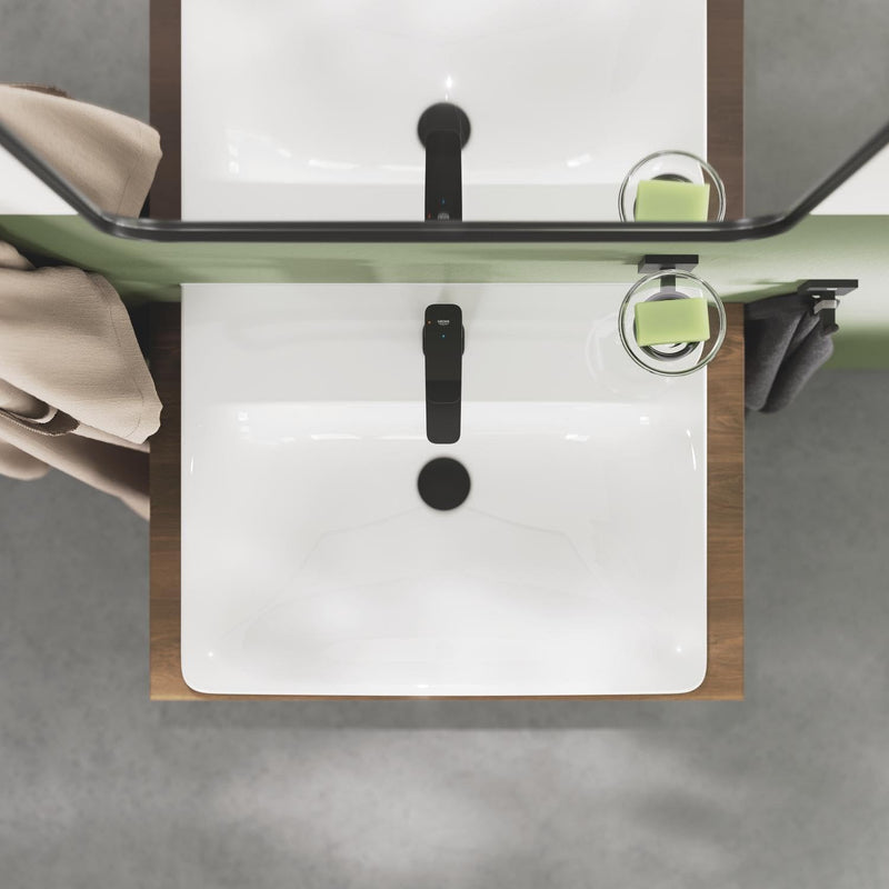 Dice Lever Basin Mixer with Push-Open Waste Set