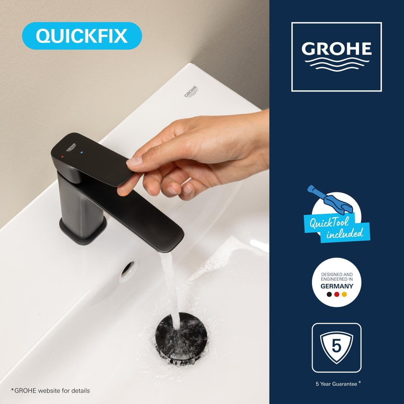 Dice Lever Basin Mixer with Push-Open Waste Set