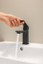 Dice Single Lever Basin Mixer Tap with Pop-Up