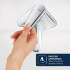 Dice Single Lever Basin Mixer Tap with Pop-Up