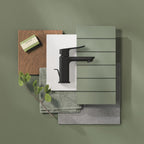 Dice Single Lever Basin Mixer Tap with Pop-Up