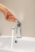 Dice Single Lever Basin Mixer Tap with Pop-Up