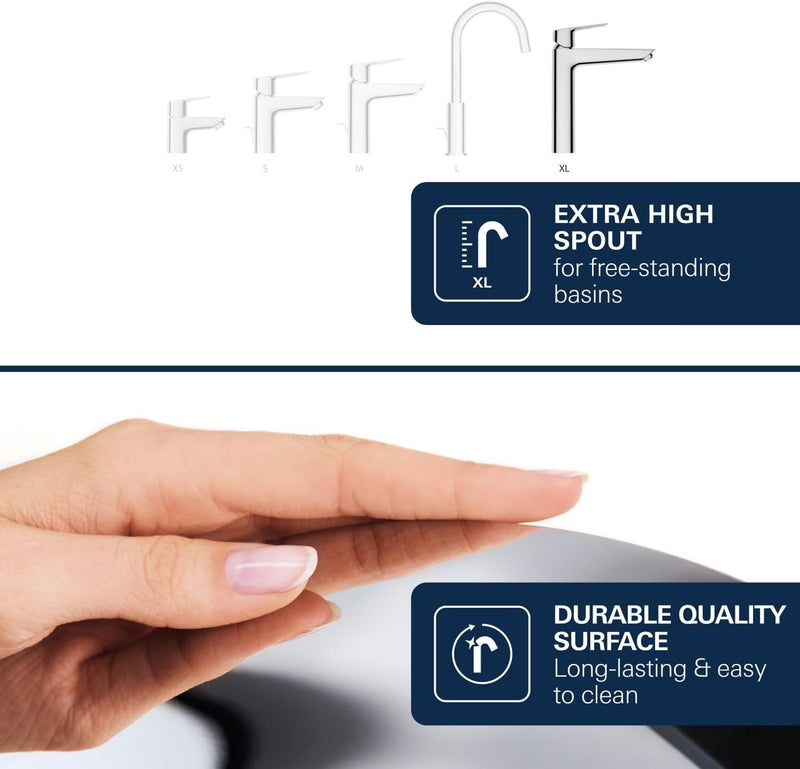 Dice Smooth Body Washbasin Mixer Tap for Free