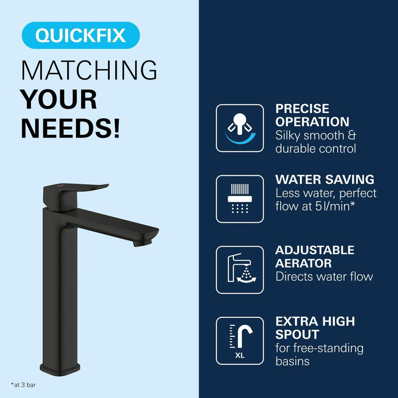 Dice Smooth Body Washbasin Mixer Tap for Free