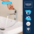 Dice Smooth Body Washbasin Mixer Tap for Free