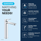 Dice Smooth Body Washbasin Mixer Tap for Free