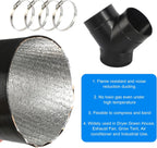 Diesel Heater Exhaust Pipe Set 75MM Ducting T