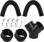 Diesel Heater Exhaust Pipe Set 75MM Ducting T
