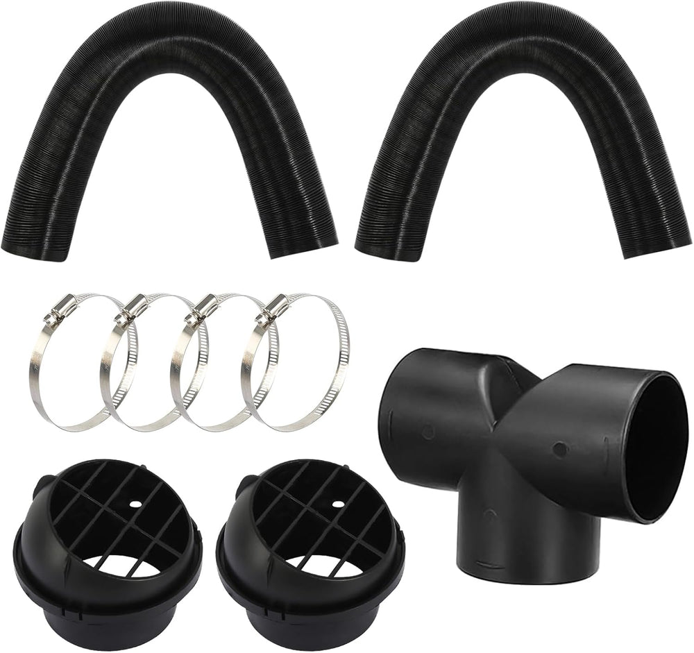 Diesel Heater Exhaust Pipe Set 75MM Ducting T