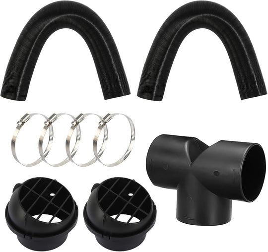 Diesel Heater Exhaust Pipe Set 75MM Ducting T