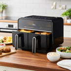 Digital Dual Zone Airfryer Compact Space Saving 7.2L