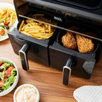 Digital Dual Zone Airfryer Compact Space Saving 7.2L
