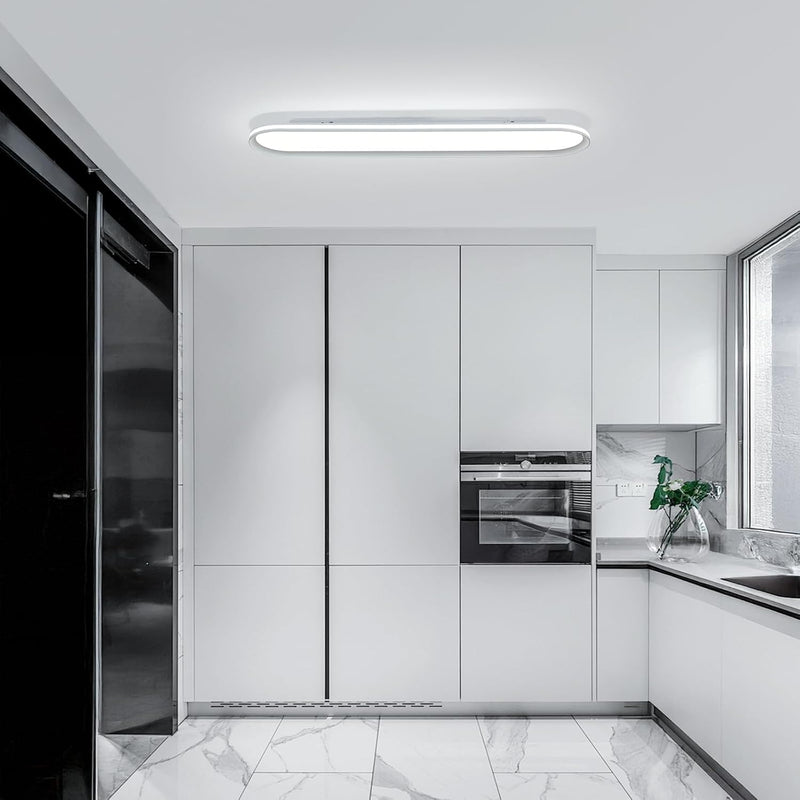 Dimmable Metal LED Ceiling Light Slim Edge