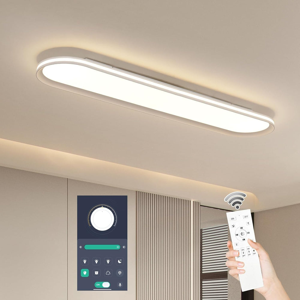 Dimmable Metal LED Ceiling Light Slim Edge