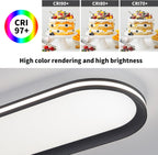 Dimmable Metal LED Ceiling Light Slim Edge