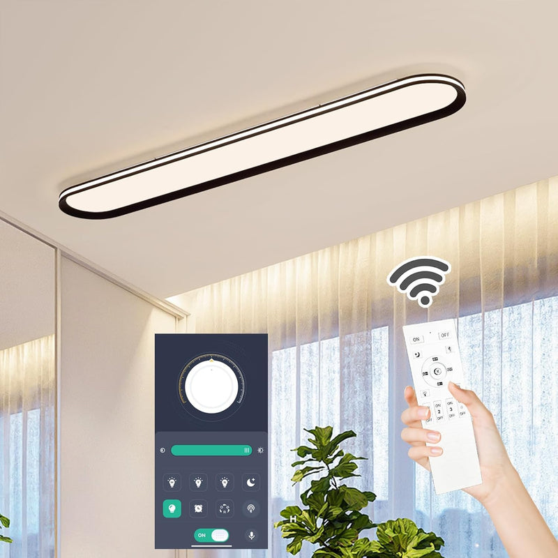 Dimmable Metal LED Ceiling Light Slim Edge