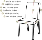 Dining Chair Covers Modern Elastic Stretch Protector (Set of 6)