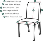 Dining Chair Covers Modern Elastic Stretch Protector (Set of 6)