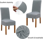 Dining Chair Covers Modern Elastic Stretch Protector (Set of 6)