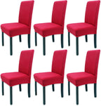 Dining Chair Covers Modern Elastic Stretch Protector (Set of 6)