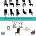 Dining Chair Covers Modern Elastic Stretch Protector (Set of 6)