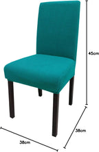 Dining Chair Covers Modern Elastic Stretch Protector (Set of 6)