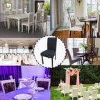 Dining Chair Covers Modern Elastic Stretch Protector (Set of 6)