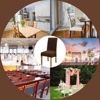 Dining Chair Covers Modern Elastic Stretch Protector (Set of 6)