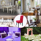 Dining Chair Covers Modern Elastic Stretch Protector (Set of 6)