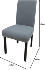 Dining Chair Covers Modern Elastic Stretch Protector (Set of 6)