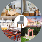 Dining Chair Covers Modern Elastic Stretch Protector (Set of 6)