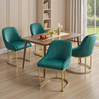 Dining Chairs Luxury Comfy Velvet Kitchen Room Chair (Set of 2)