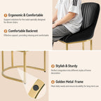 Dining Chairs Luxury Comfy Velvet Kitchen Room Chair (Set of 2)
