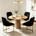 Dining Chairs Luxury Comfy Velvet Kitchen Room Chair (Set of 2)