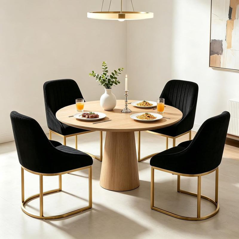 Dining Chairs Luxury Comfy Velvet Kitchen Room Chair (Set of 2)
