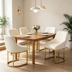 Dining Chairs Luxury Comfy Velvet Kitchen Room Chair (Set of 2)
