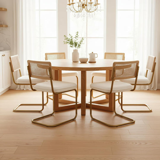 Dining Chairs Mid-Century Modern Kitchen Side Chair Armless (Set of 2)