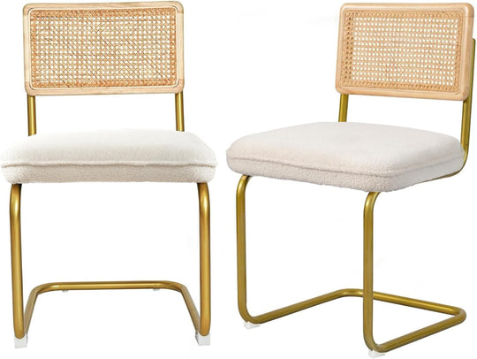 Dining Chairs Mid-Century Modern Kitchen Side Chair Armless (Set of 2)