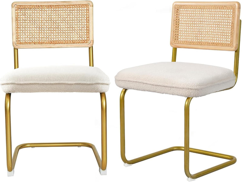 Dining Chairs Mid-Century Modern Kitchen Side Chair Armless (Set of 2)