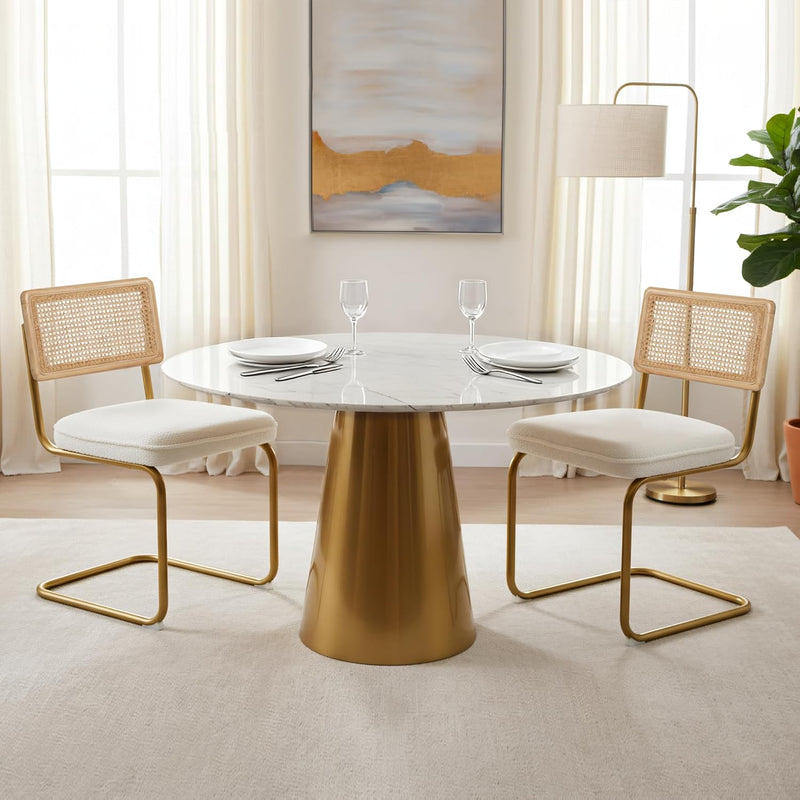 Dining Chairs Mid-Century Modern Kitchen Side Chair Armless (Set of 2)
