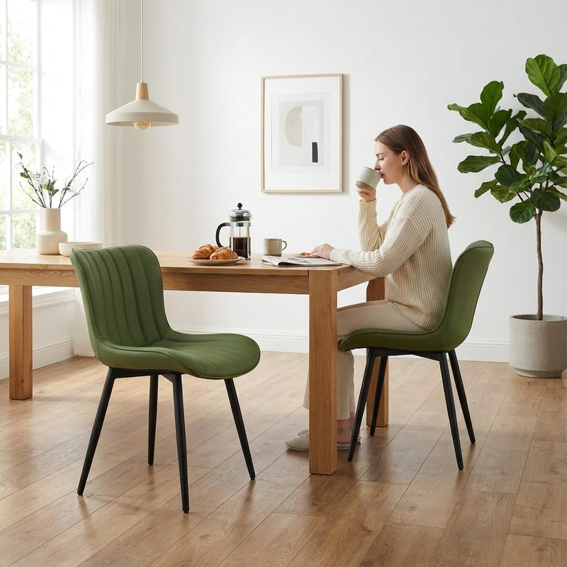 Dining Chairs Modern Kitchen Room (Set of 2)