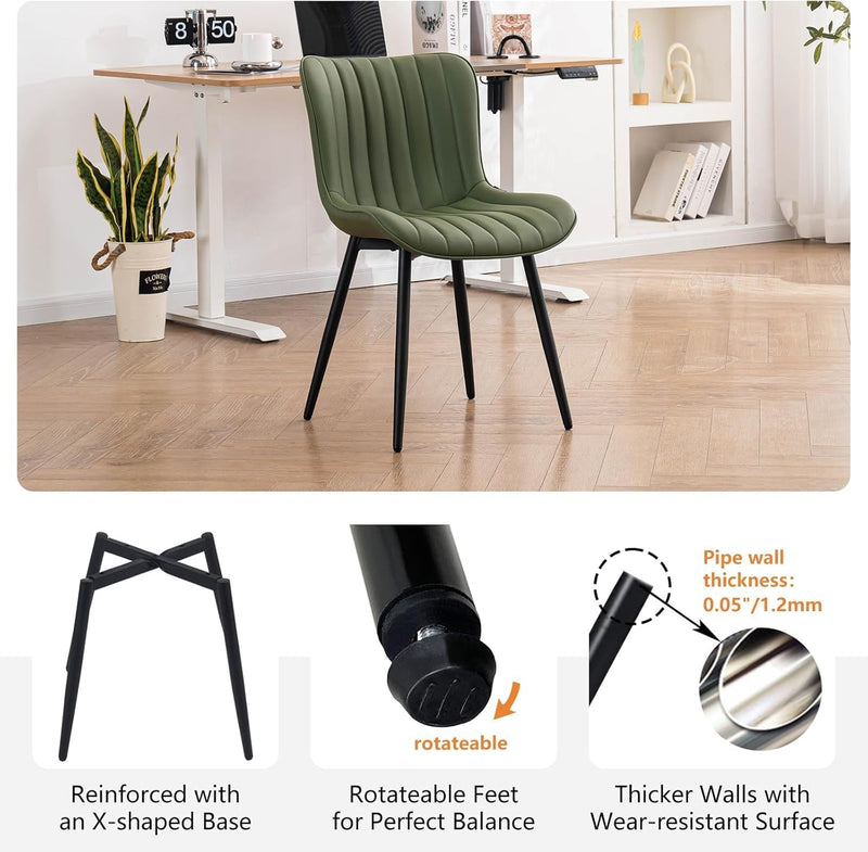 Dining Chairs Modern Kitchen Room (Set of 2)