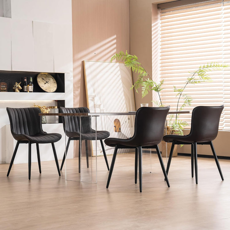 Dining Chairs Modern Kitchen Room (Set of 2)