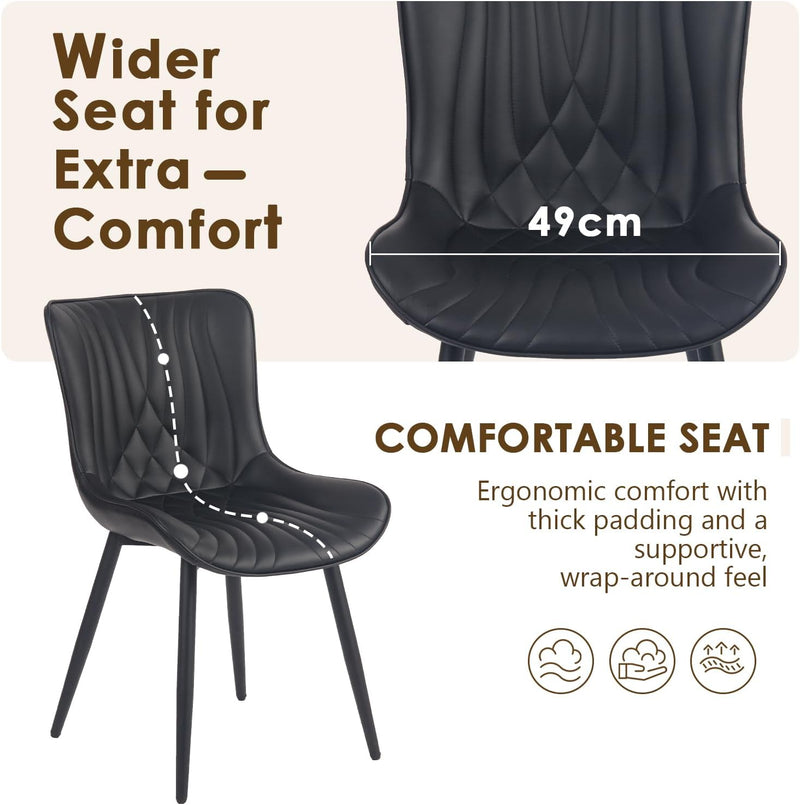 Dining Chairs Modern Room Chair (Set of 2)