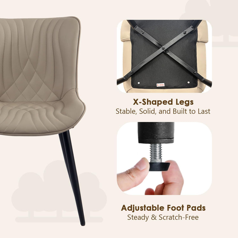Dining Chairs Modern Room Chair (Set of 2)