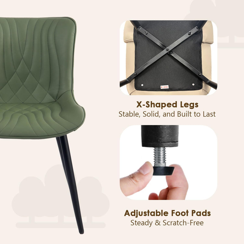 Dining Chairs Modern Room Chair (Set of 2)