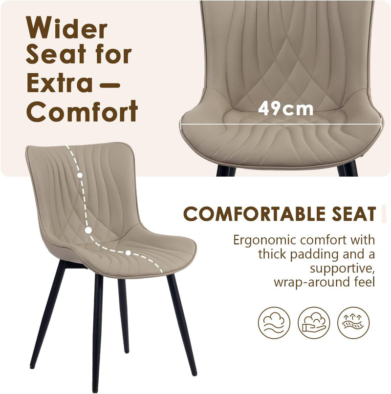 Dining Chairs Modern Room Chair (Set of 2)