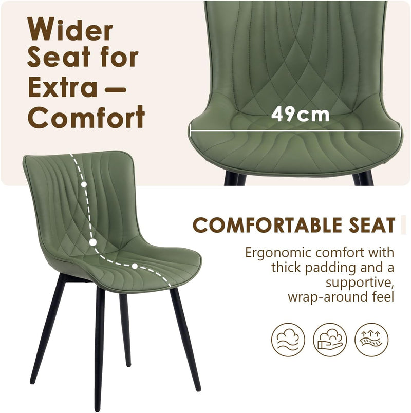 Dining Chairs Modern Room Chair (Set of 2)